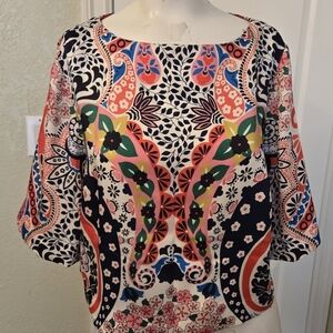 Boden Paisley & Floral Multicolor Women's Pants Set